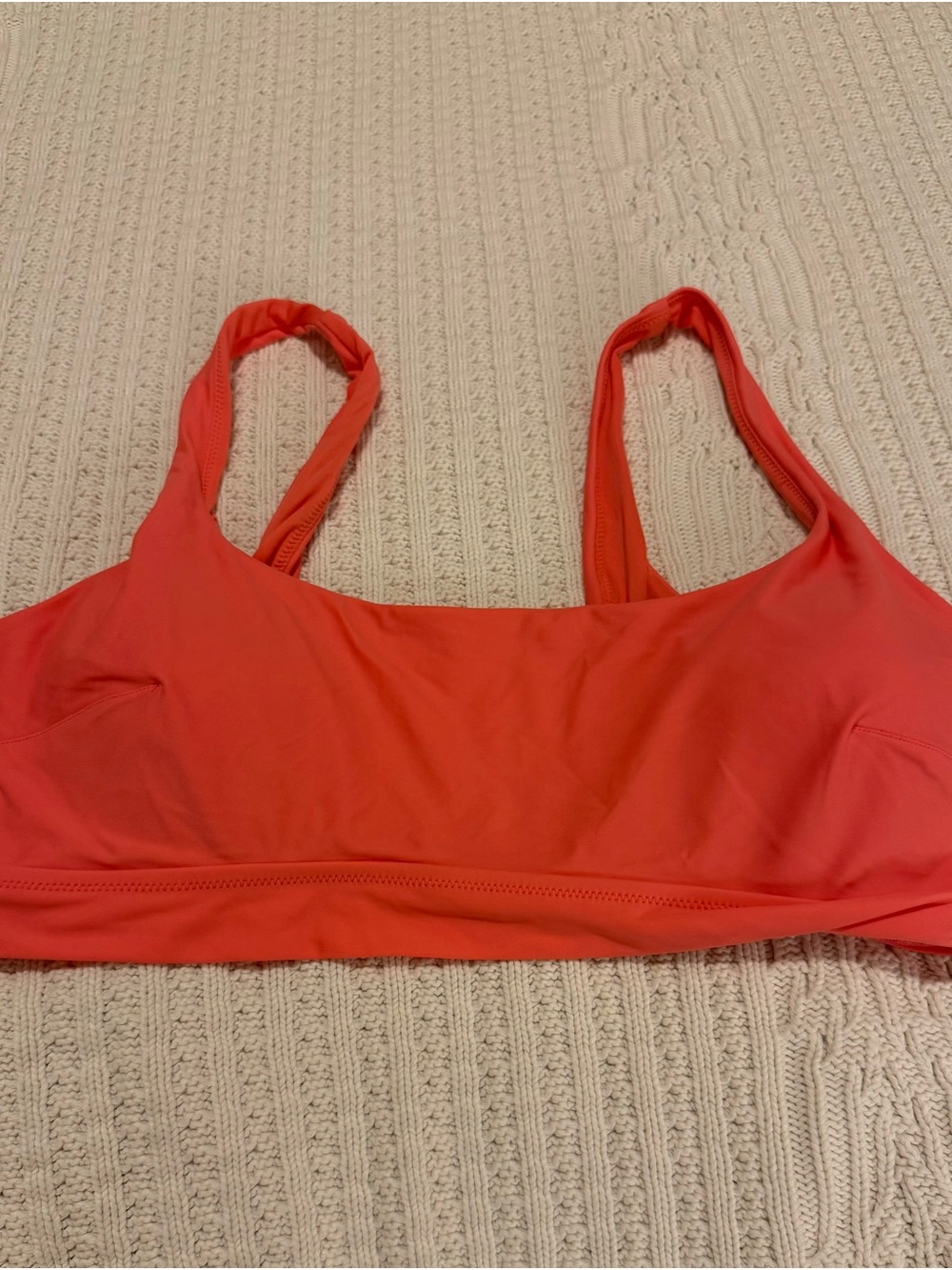 aerie Coral Red Swim Bralette